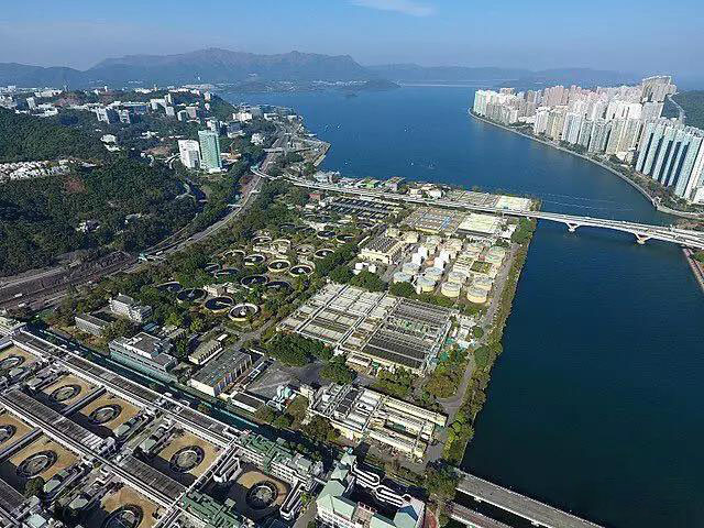 香港最大的污水處理廠(chǎng)——沙田