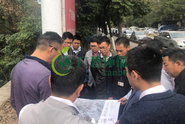 大良街道、順控環(huán)保水務(wù)等領(lǐng)導(dǎo)到金陡涌黑臭水體治理現(xiàn)場(chǎng)視察工作(圖4)